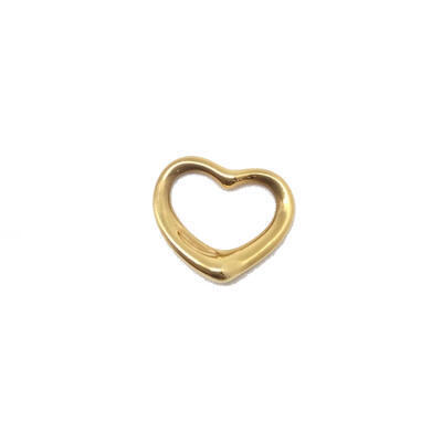 Tiffany Open Heart Pendant Necklace Gold 2399$